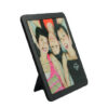 three quarter side view of printed on square sublimation puzzle with frame