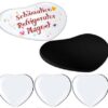 3D Crystal Glass Fridge Magnets - Heart Shape