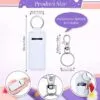 Sublimation Blank Lip Balm Holder Keychain (36 Pack) - Image 3