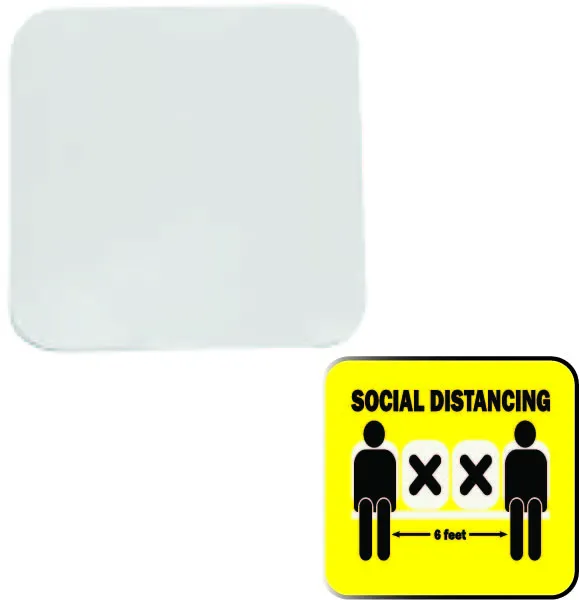 Sublimation Blank 2" Magnet - Square 10-Pack