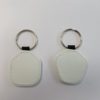 Sublimation Blank Leather Keychain 10-Pack
