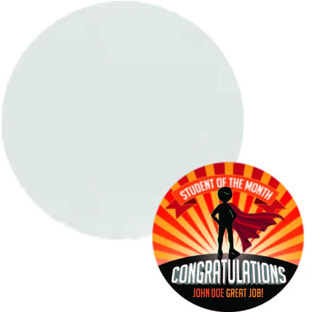 Sublimation Blank 2" Magnet - Circle 10-Pack