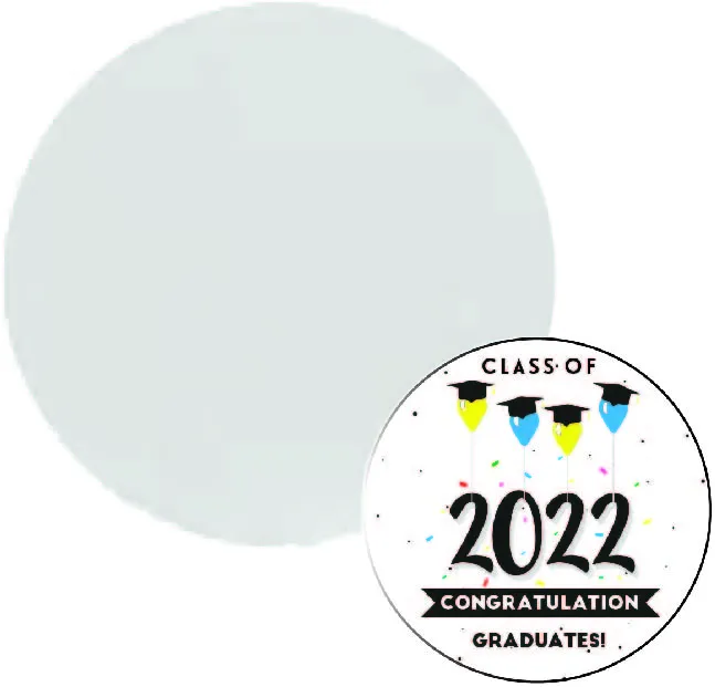 Sublimation Blank Magnet 3.75" - Circle 10-Pack