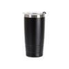 Laser Engraving 20oz Powder Coated Steel Tumbler - BLACK