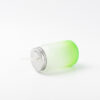 15oz Sublimation BLANK Frosted Mason Jar w/ Lid & Straw - GREEN - Image 2