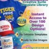 Sublimation Template Library