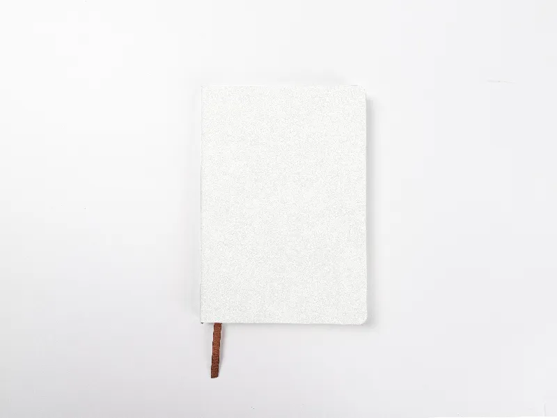 Sublimation Blank White Leather Notebook
