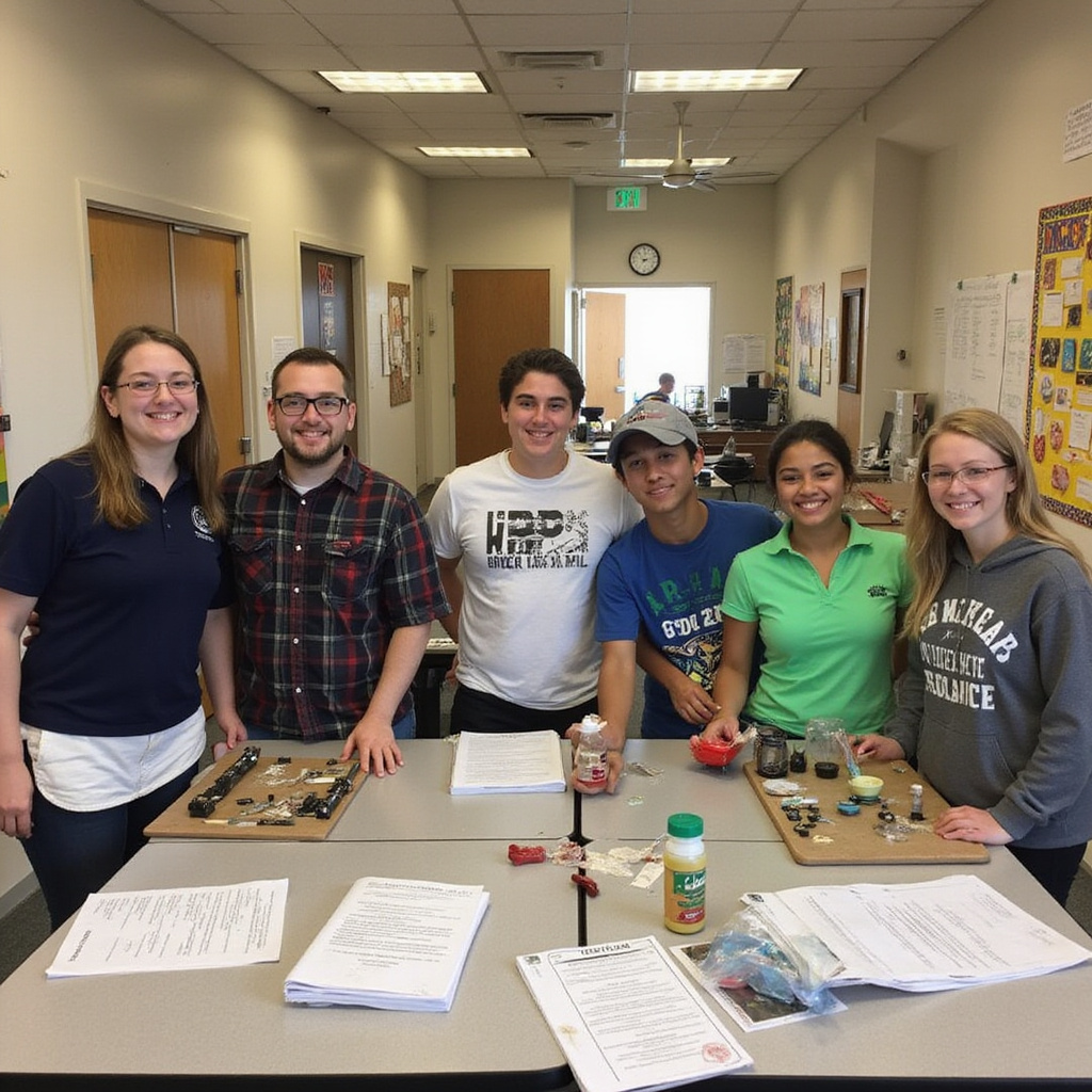 Diverse high school students collaborating on a fall STEM program robotics challenge in a bright classroom cty johns hopkins center for talented youth cty cty math circle johns hopkins center for talented youth