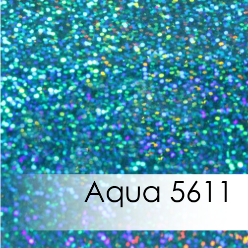 Aqua Sparkle Deco Heat Transfer Material