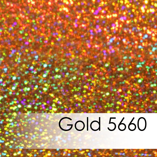 Gold Sparkle Deco Heat Transfer Material