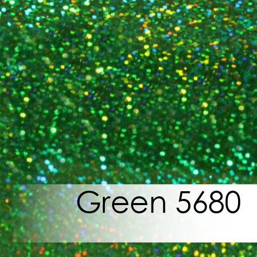 Green Sparkle Deco Heat Transfer Material