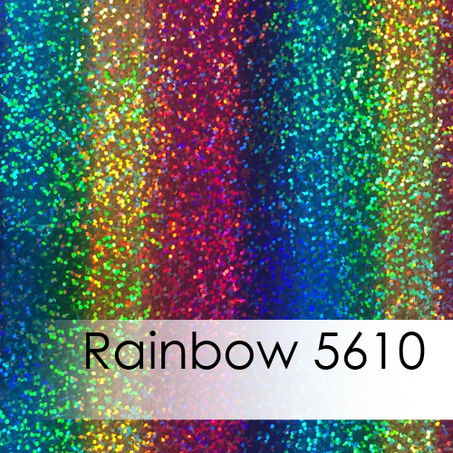 Rainbow Sparkle Deco Heat Transfer Material