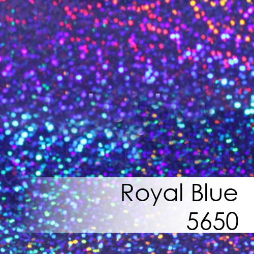 Royal Blue Sparkle Deco Heat Transfer Material