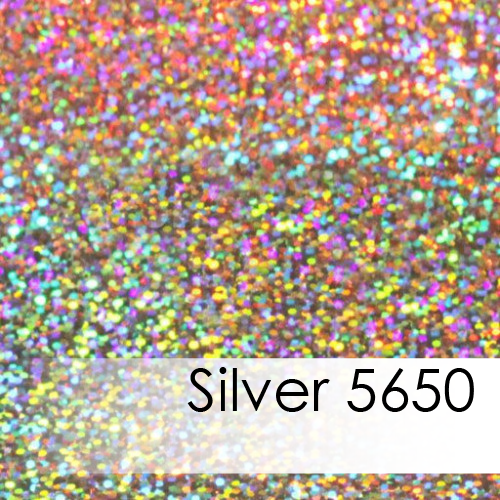 Silver Sparkle Deco Heat Transfer Material