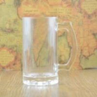 a 17oz glass beer mug for sublimation printing and fundraising