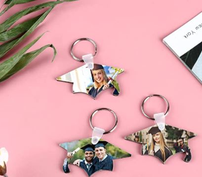Graduation cap keychain 2025