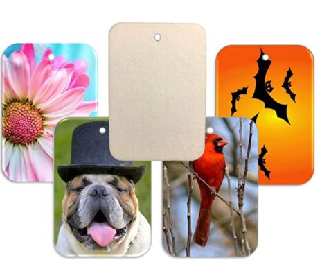 30 Pieces Sublimation Car Air Freshener Blanks Suitable for Car