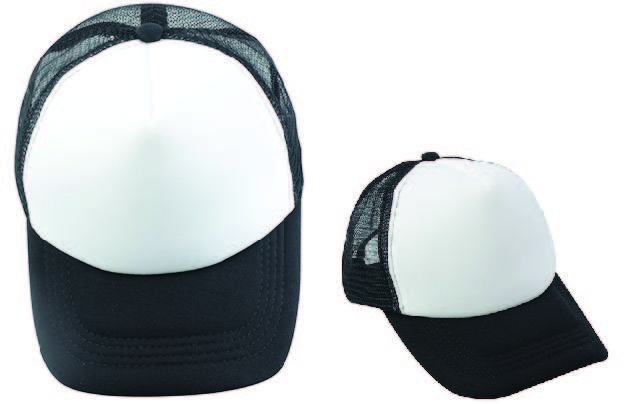 Blank Sublimation Baseball Hat with Black Brim for Sublimation Printing