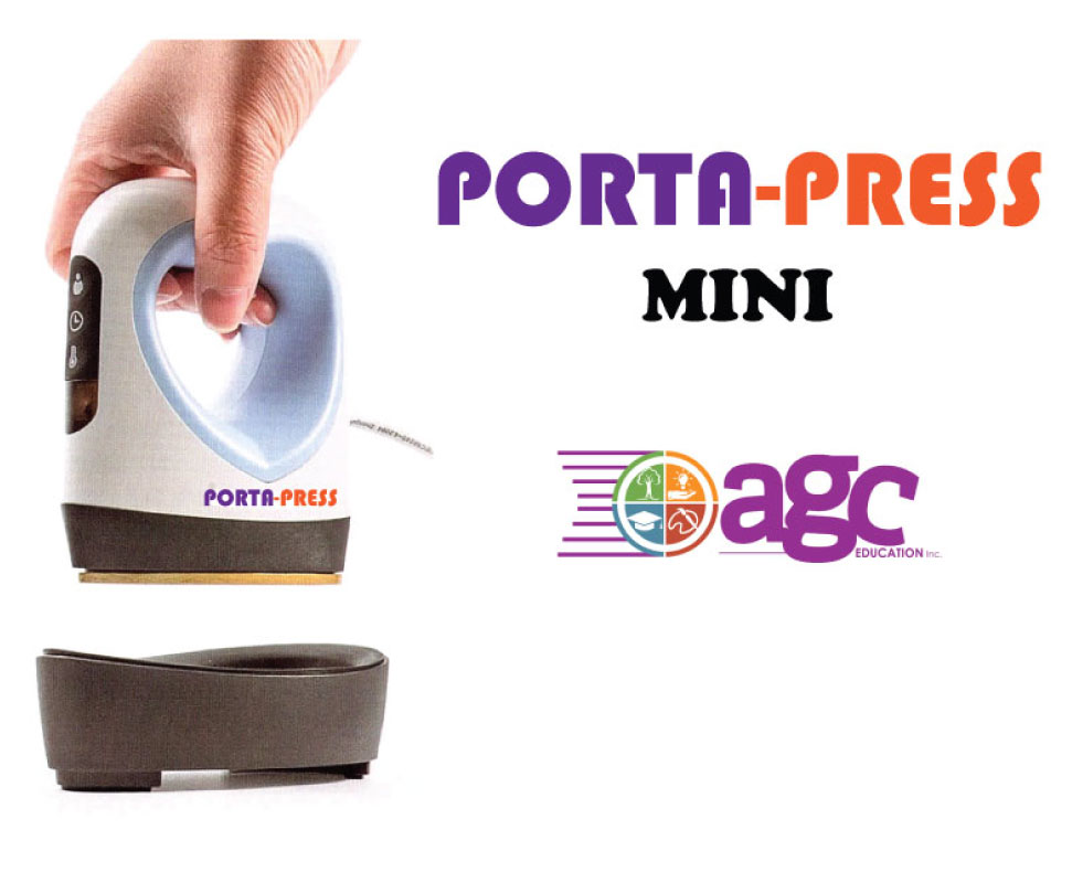 PORTA PRESS MINI - Portable Heat Press 2x3 - AGC Education