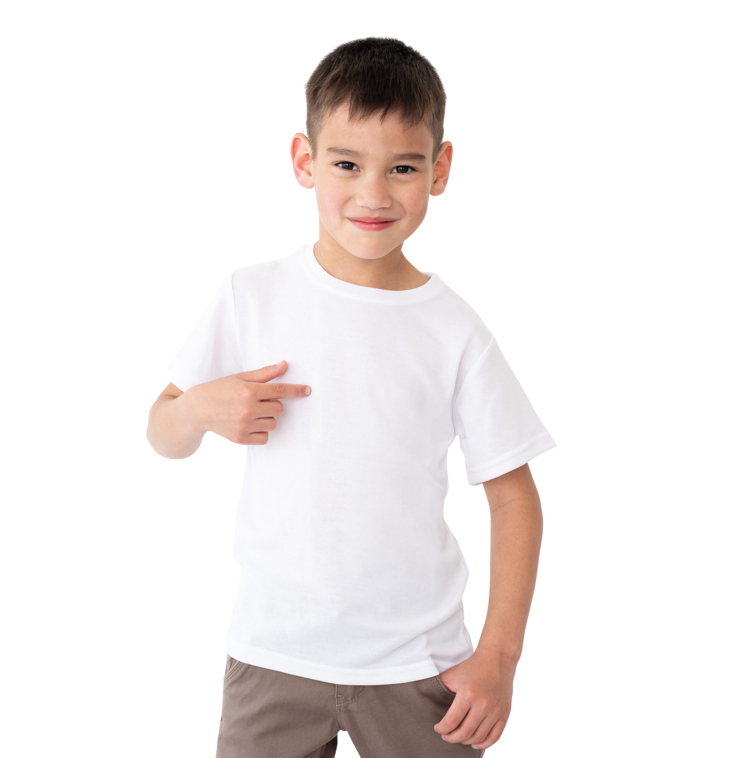 Sublimation BLANK 50/50 T-Shirt - Adult MEDIUM White - AGC Education