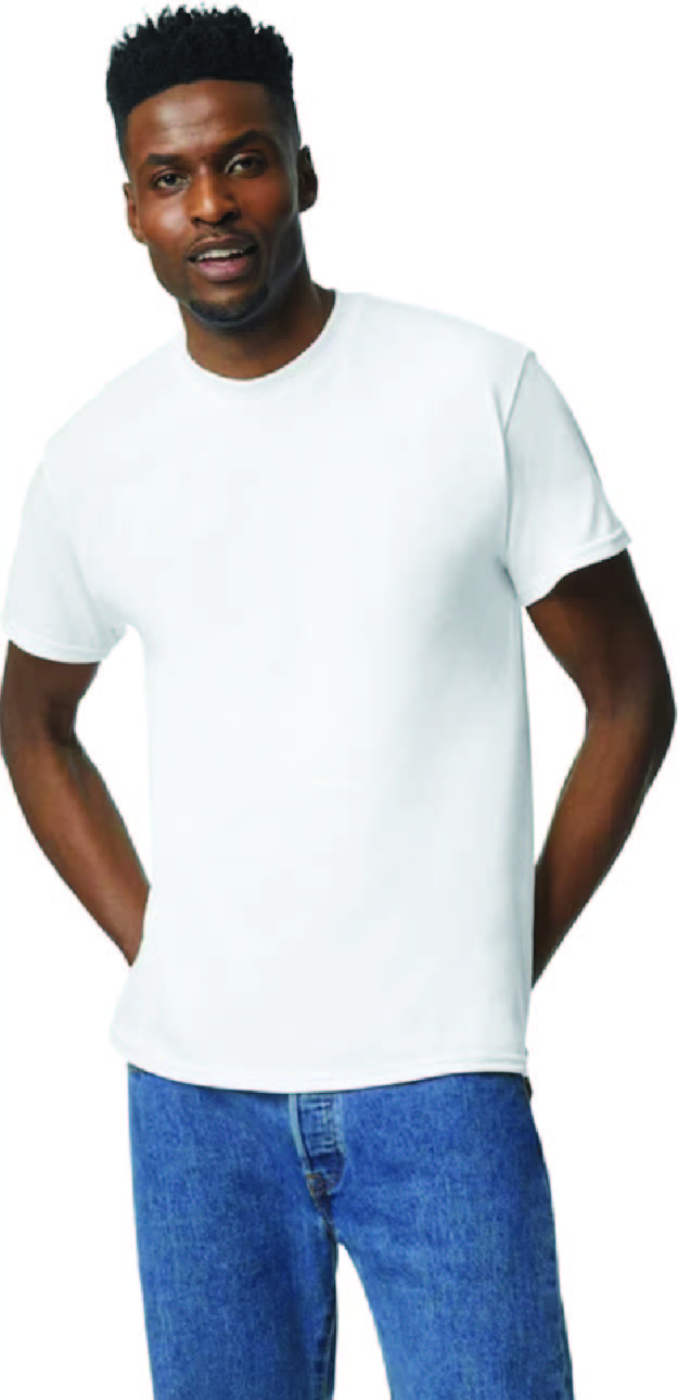 Sublimation BLANK 50/50 T-Shirt – Adult 2XL White