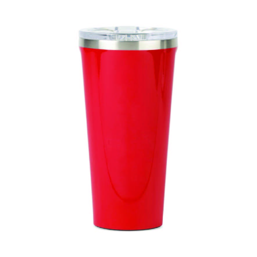 Laser Engraving 16oz Powder Coated Steel Tumbler - RED - AGC Education