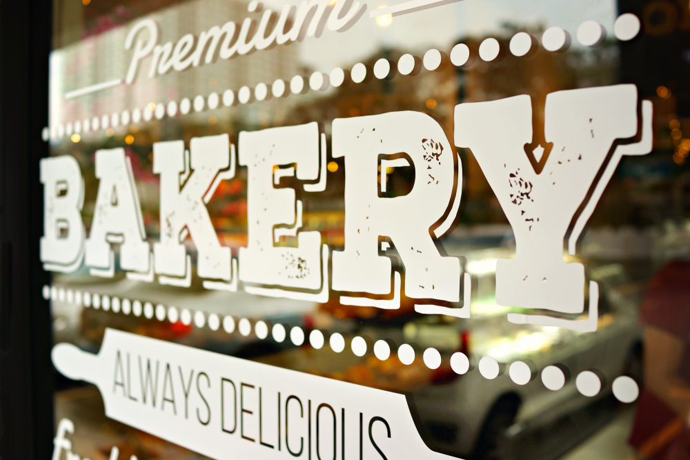 Bakery sign cut out